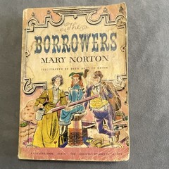 Mary Norton The Borrowers Illustrated Softcover Harcourt 1953 Children’s Book