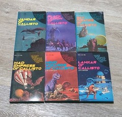 Callisto series by Lin Carter #1-6. Vintage Sword & Planet. Vincent Di Fate art