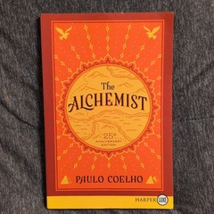 The Alchemist by Paulo Coelho, 25th Anniversary Large Print Hardcover 2014
