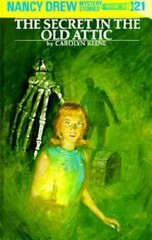 The Secret in the Old Attic (Nancy Drew, Book 21) – Hardcover – GOOD