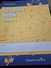 Catapult Learning Achieve Math Student Book Level 4 Volume 1