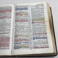 The Marked Reference Bible, Chain Of Reference System Zondervan 1964 Leather