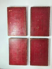 1802 Reeves Paragraph Bible 4 Vols Full Red Morocco Leather KJV Georgian