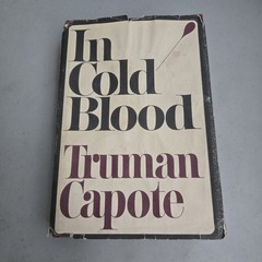 IN COLD BLOOD by Truman Capote 1965 First Edition First Printing HCDJ