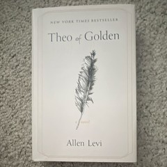 Allen Levi Theo of Golden Hardcover Novel Signed Inscribed 2025 Atria