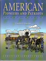 American Pioneers And Patriots – Hardcover By Caroline D. Emerson – VERY GOOD