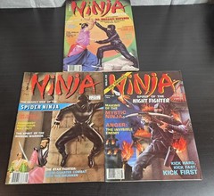 (3) Ninja The Original Magazines Aug/Oct 1985 & March 1987