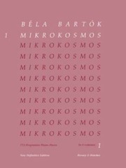 Mikrokosmos Volume 1 Pink: Piano Solo (English, French, German, & Hun – GOOD