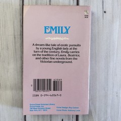 Emily Anonymous Vintage Erotic Novel Grove Press Black Cat 1985 Victorian