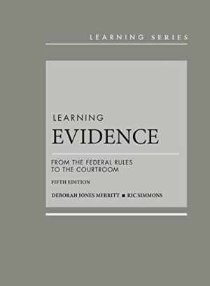 Learning Evidence: From the – Hardcover, by Merritt Deborah; Simmons – Good
