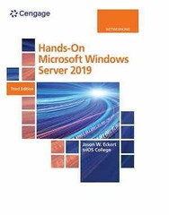 Hands-On Microsoft Windows Server 2019 – Paperback, by Eckert Jason – Very Good