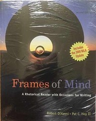 Frames of Mind: A Rhetorical – Paperback, by DiYanni Robert; Hoy – Very Good