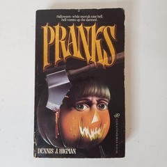 Pranks Paperback Book Dennis J. Higman Leisure Horror Vintage Halloween