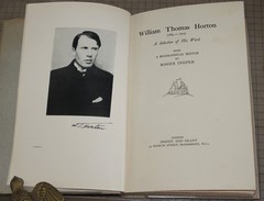 ROGER INGPEN WILLIAM THOMAS HORTON A SELECTION OF HIS WORK 1ST ED IN DUSTWRAPPER