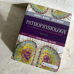 Pathophysiology Eighth Edition Hardcover by McCance Huether Elsevier Used Good