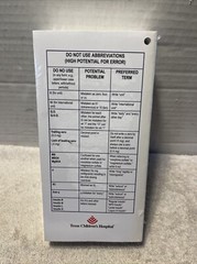 TEXAS CHILDREN’S HOSPITAL Drug Information And Formulary