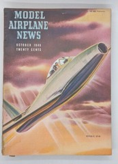 5 Vintage 1946 Model Airplane News Magazines Paperback