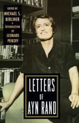 Letters of Ayn Rand – Hardcover By Rand, Ayn – GOOD