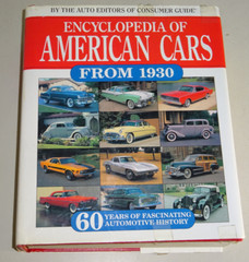 Encyclopedia of American Cars 1930 – 1990 with 816 pages !!!