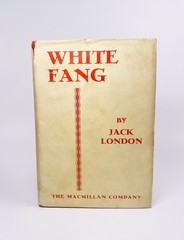 Jack LONDON, WHITE FANG, 1ST EDITION, 1906 / 1935, **DUST JACKET** in MYLAR