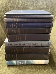 Lot of 10 Vintage Hardcover Books in Blue Shades for STAGING Library—LDS Mormon