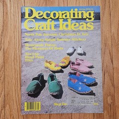 Decorating & Craft Ideas Magazine July/August 1982, 20-25 Projects, Ephemera Adv
