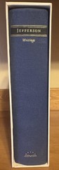 Thomas Jefferson Writings – Library of America w/Slipcase *NEAR MINT* 1600 Pages