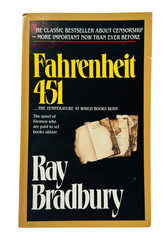 Fahrenheit 451 Ray Bradbury 1987 Mass Market PB Dystopian Sci-Fi Classic