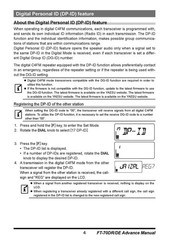 YAESU FT-70DR FT-70DE Transceiver Advance Manual Operation, TOUGH SPIRAL BINDING