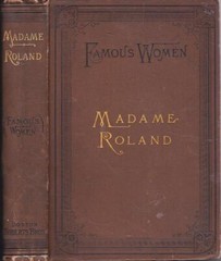 1886 MADAME ROLAND by Mathilde Blind First Edition French Revolution Feminist