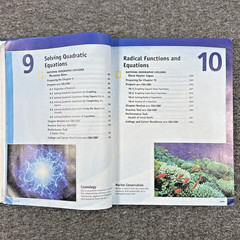 Big Ideas Algebra 1 with CalcChat CalcView Textbook, Practice Workbook Test Prep