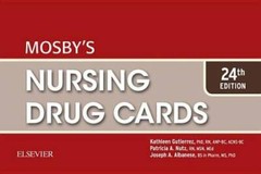 Mosby’s Nursing Drug Cards, 24e – Cards – GOOD