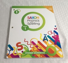 HMH SAXON PHONICS & SPELLING GRADE 1 STUDENT WORKBOOK / PART 1 & 2 / NEW