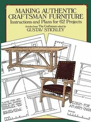Making Authentic Craftsman – Paperback, by Stickley Gustav – Acceptable