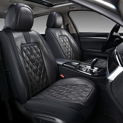 Car Seat Covers Front Seats, 2 Pack Waterproof Leather Seat Covers for Cars, Lux