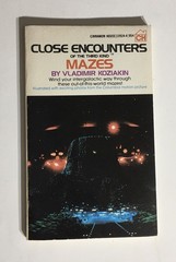 Close Encounters Of The Third Kind Mazes Paperback Tie In Book VTG 1978 UNUSED